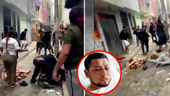 Policías agredidos por turba
