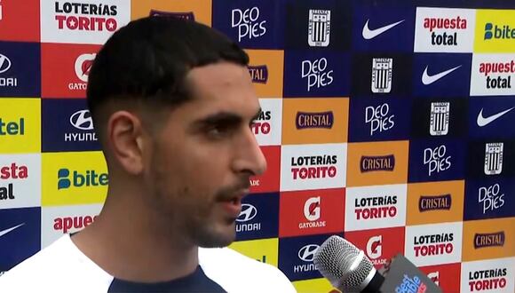 Pablo Sabbag: “La presión siempre está en Alianza porque somos el equipo más grande”