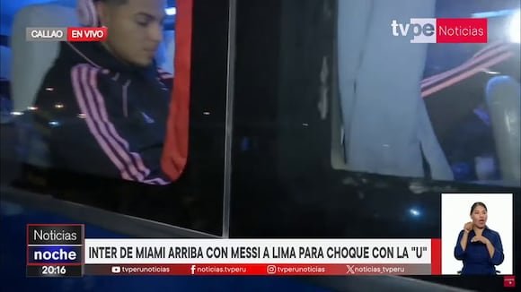 Inter de Miami arriba con Messi a Lima para choque con la U