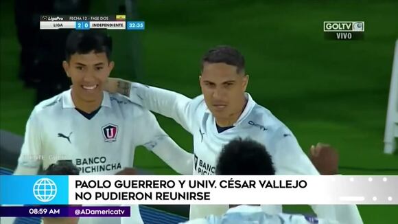 Paolo Guerrero y Univ César Vallejo no pudieron reunirse