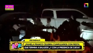 Auto de Christian Cueva aparece en fiesta de Pamela Franco y cumpleaños termina en balacera