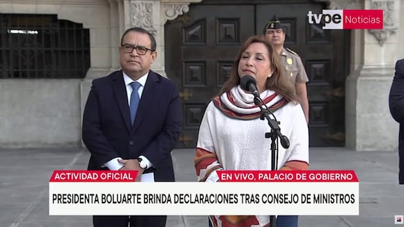 Dina Boluarte sobre funcionario del MTPE