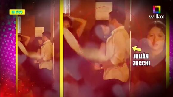 TROME | Reportera de Magaly Tv ampayada con Julián Zucchi | Willax