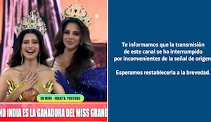 Momento exacto en que se cae la señal de América TV