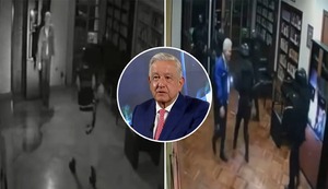 AMLO presenta imágenes inéditas del allanamiento a su embajada de México en Ecuador