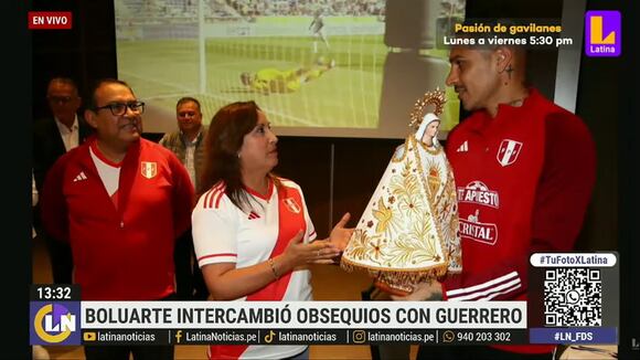 Dina Boluarte visitó a la selección peruana en su concentración en San Isidro (Video: Latina)