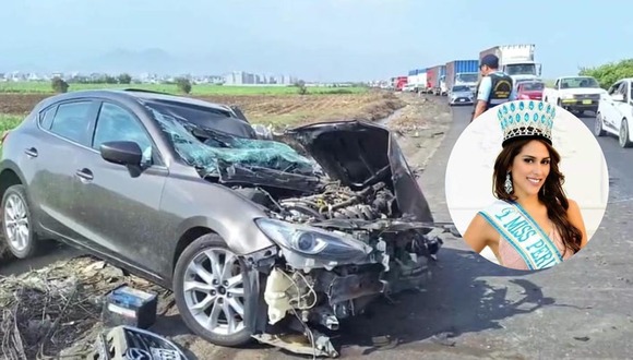 Trujillo: Miss Perú La Libertad 2017 sufre aparatoso accidente de tránsito.