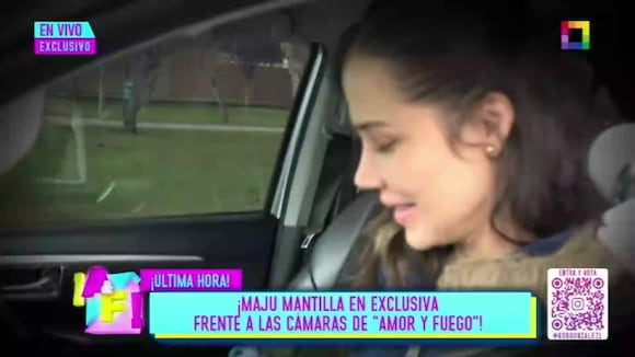 TROME - Maju Mantilla y su reacción al consultarle por el comunicado de separación de su esposo: ¿Qué dijo?