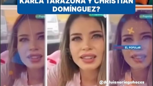 TROME - Karla Tarazona logró congelar 11 óvulos y lo celebra junto a Christian Domínguez