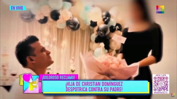 TROME - Hija de Domínguez lo culpa por no ser una familia feliz y le recuerda infidelidades: “Cada tres años la fregaba”