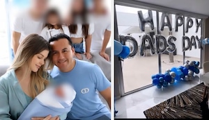 Brunella Horna sorprende a Richard Acuña en su día: “Siempre pendiente de tus 5 bebés”