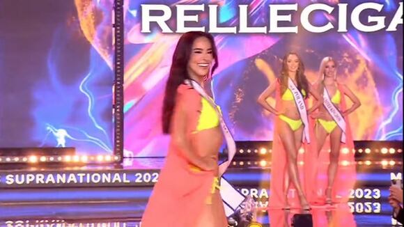 TROME - Valeria Florez y su desfile en traje de baño en el Miss Supranational 2023