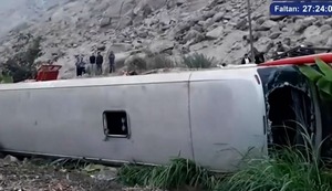 Accidente de bus en Paramonga deja seis muertos y más de 50 heridos