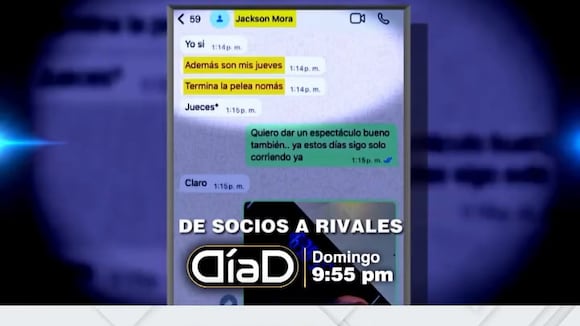 TROME - ¡Fuerte acusación contra Jackson Mora! Revelan audios y chats de supuestos arreglos en peleas de artes marciales mixtas
