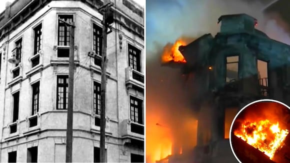 Incendio en casona del Centro Histórico de Lima