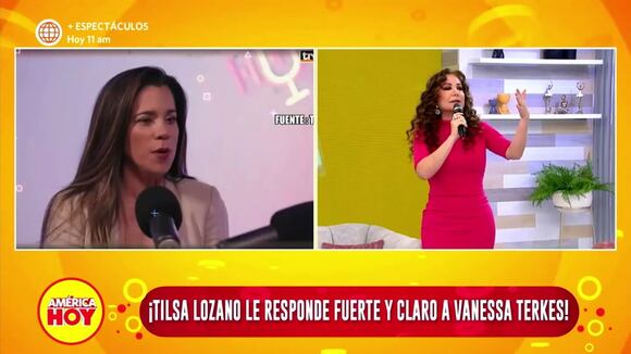 Tilsa Lozano en guerra con Vanessa Terkes
