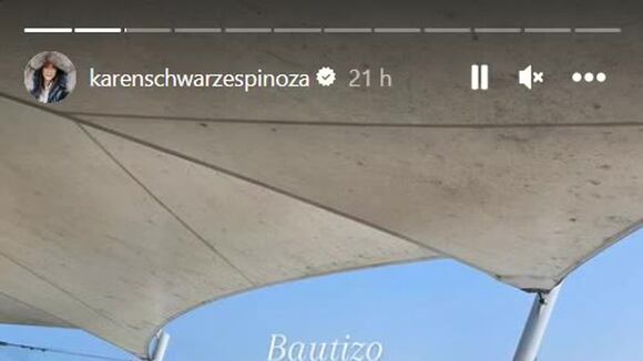 Karen Schwarz bautiza a sus dos hijas