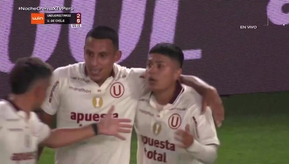 Gol de Alex Valera para el 2-0 de Universitario de Deportes vs. U de Chile | VIDEO: TVPerú