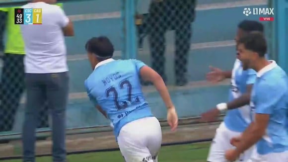 TROME | Michael Hoyos puso el tercer tanto de Sporting Cristal ante Atlético Grau. (L1 MAX)
