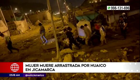 Jicamarca: mujer murió tras ser arrastrada por huaico