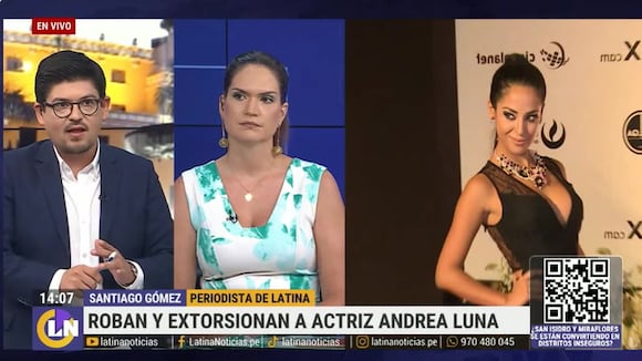 Andrea Luna es intimidada en Miraflores