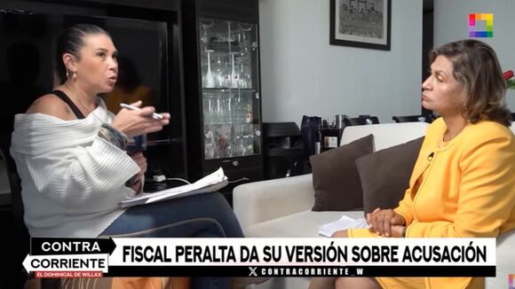 Fiscal Elizabeth Peralta negó tajantemente acusaciones de Ana Siucho. Video: Willax TV.