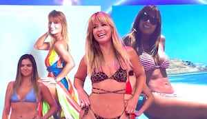 Olenka Zimmermann lució su figura de impacto al desfilar en bikini