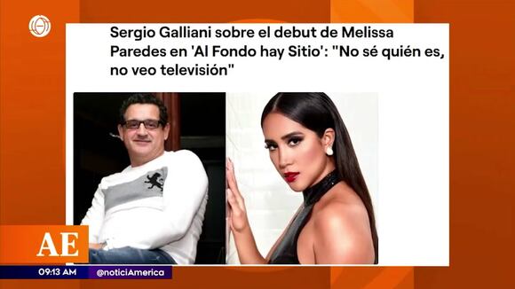 Melissa Paredes cuestionada como actriz