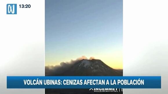 TROME - Volcán Ubinas se reactivó tras cuatro años: Ceniza, sismos y explosiones alertan a la población en Moquegua