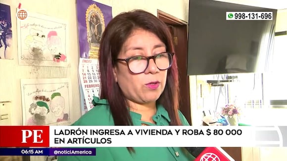 San isidro: hombre ingresa a casa y se lleva joyas, artefactos y dinero en efectivo