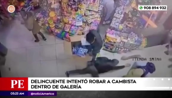 Mesa Redonda: Delincuente intentó robar a cambista