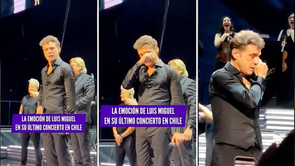 Chile: Luis Miguel llora en concierto