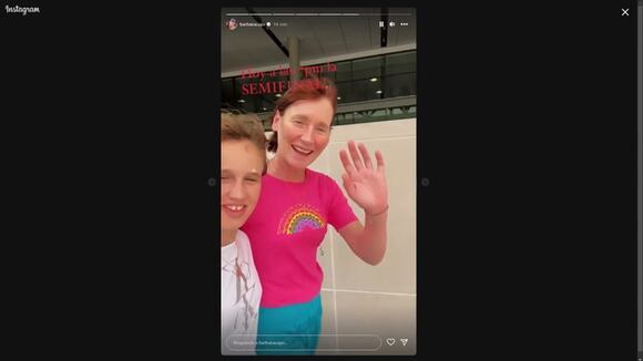 Bárbara Cayo apoya a Alessia Rovegno