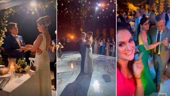 Maritere Braschi se casó con Guillermo Acha en una romántica boda: Así celebraron su unión