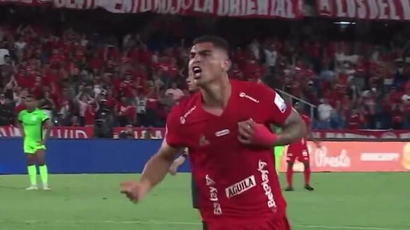 El gol de Luis Ramos en América de Cali. (Video: Juan Andrés Pineda / X)