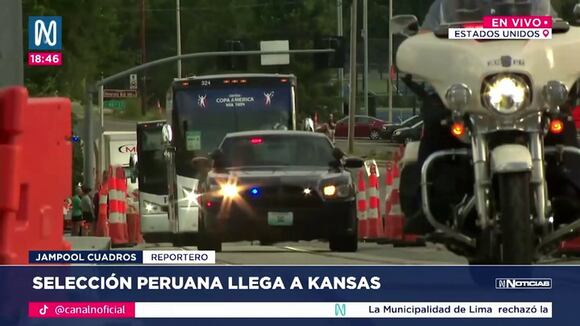 Trome | Llegada de la selección peruana a Kansas. (Canal N)