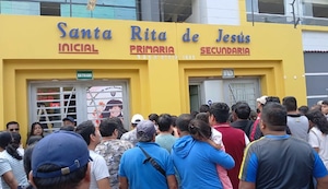Trujillo: Extorsionadores disparan contra fachada de colegio en pleno horario de clases | VIDEO