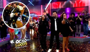 Aldo Miyashiro inicia el año en “Ocho Locos” y es protagonista de una divertida caída