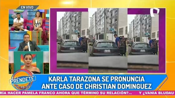 TROME | Karla Tarazona se solidariza EN VIVO con Pamela Franco