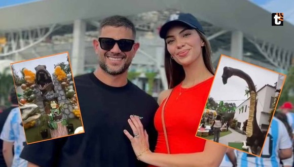 TROME |Natalie Vértiz y Yaco Eskenazi celebran cumple de su hijo ( Magaly Tv)