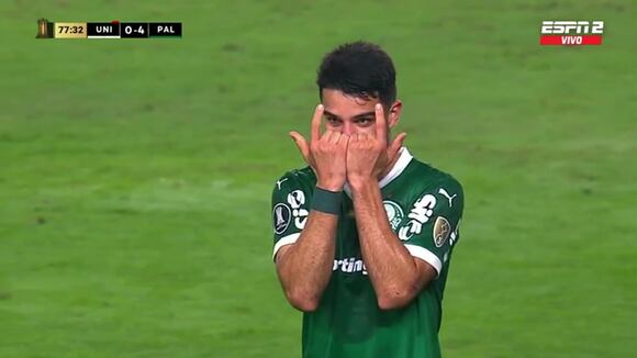 Gol de José López para el 4-0 de Palmeiras vs. Universitario | VIDEO: ESPN 2