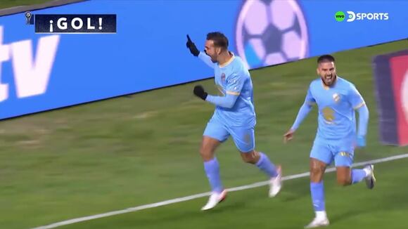 Gol de Martín Cauteruccio para el 1-0 de Bolívar vs Cienciano por Copa Sudamericana. (Video: DSports)