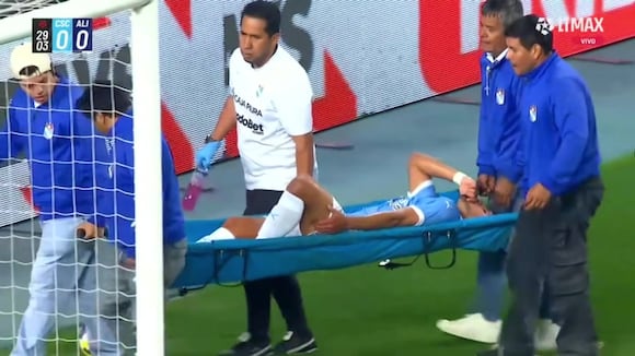 Lesión de Luis Abram en el Sporting Cristal vs. Alianza Lima | VIDEO: L1MAX