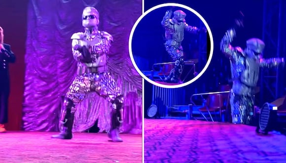 Robotín se presenta en el circo ubicado en Puente Piedra