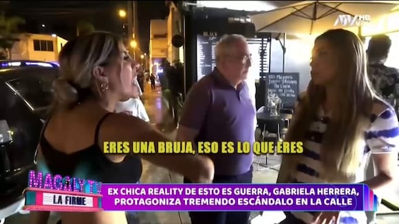TROME - Gabriela Herrera protagoniza tremendo escándalo en plena calle con otra mujer: “Vívora de m... conch...”