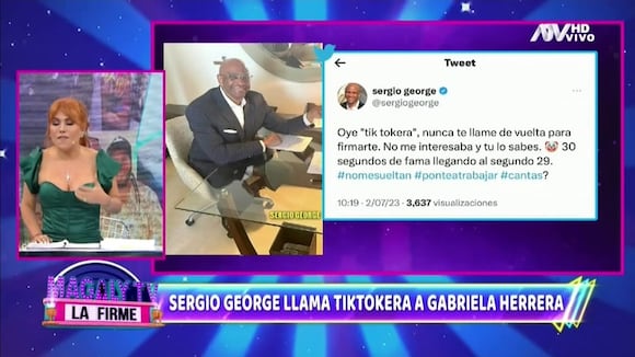 Trome | Magaly Medina criticó a Sergio George