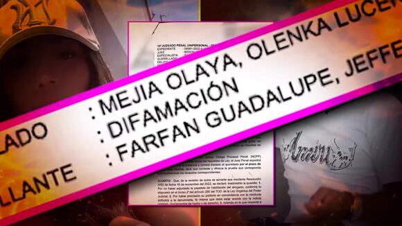 TROME - Jefferson Farfán denunció por difamacion agravada a Olenka Mejía