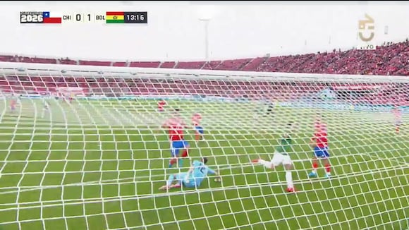 TROME | GOL Carmelo Algarañaz Chile vs. Bolivia. (Video: Canal 5)
