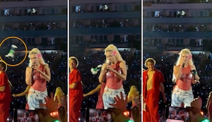 El incómodo momento de Karol G cuando un fan le lanza un objeto en pleno concierto