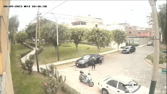 OJO | Preciso instante de la balacera en Surco